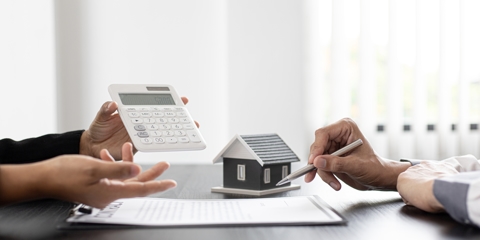 Looking over paperwork